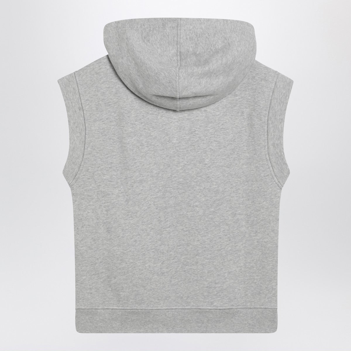 Weekend Max Mara Grey cotton-fleece gilet Weekend Max Mara