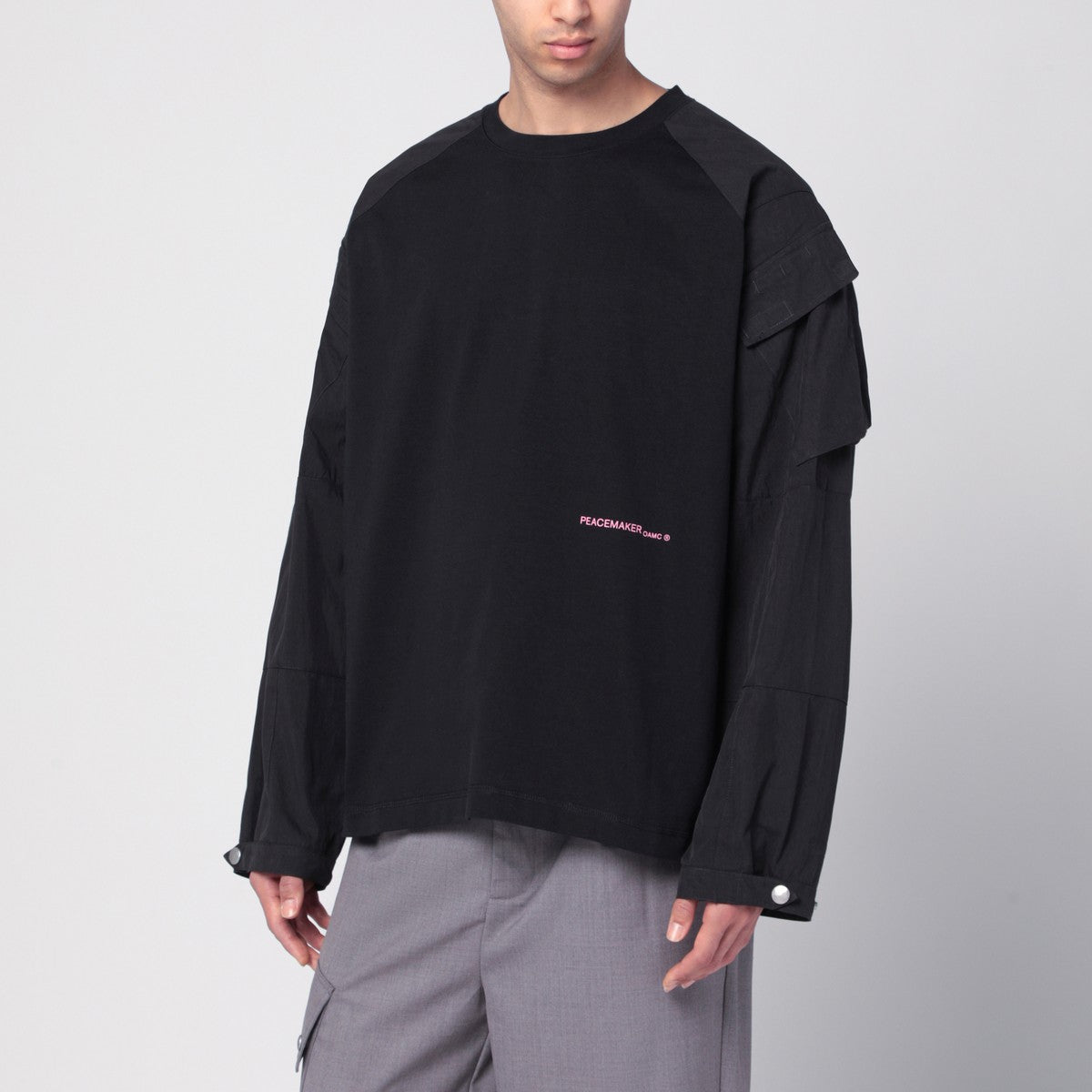 OAMC Peacemaker black cotton sweater Oamc