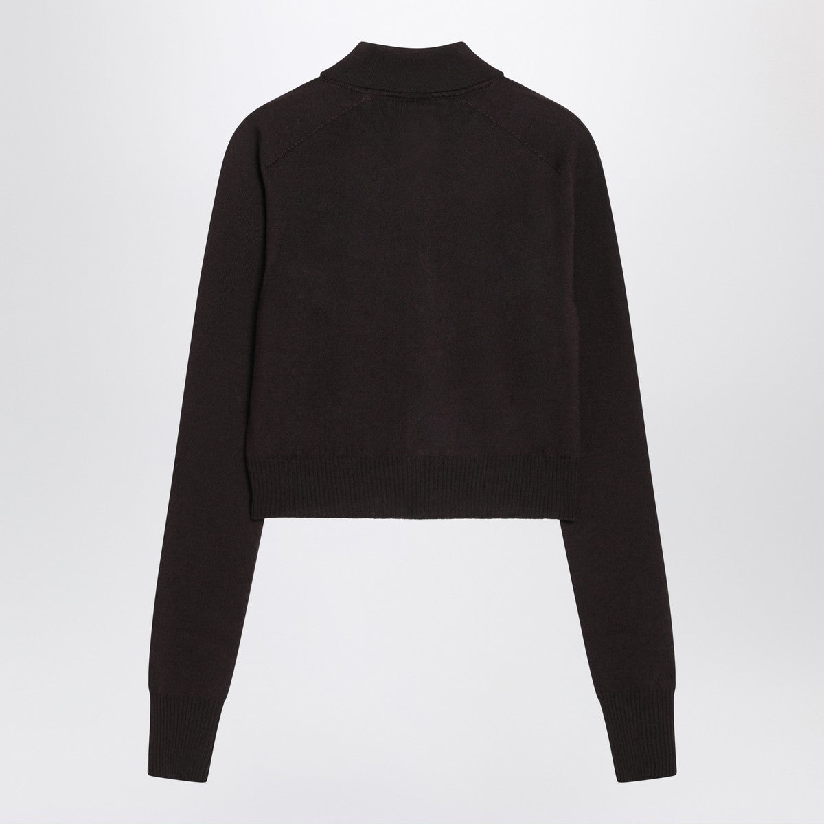 Sportmax Dark brown cardigan in wool