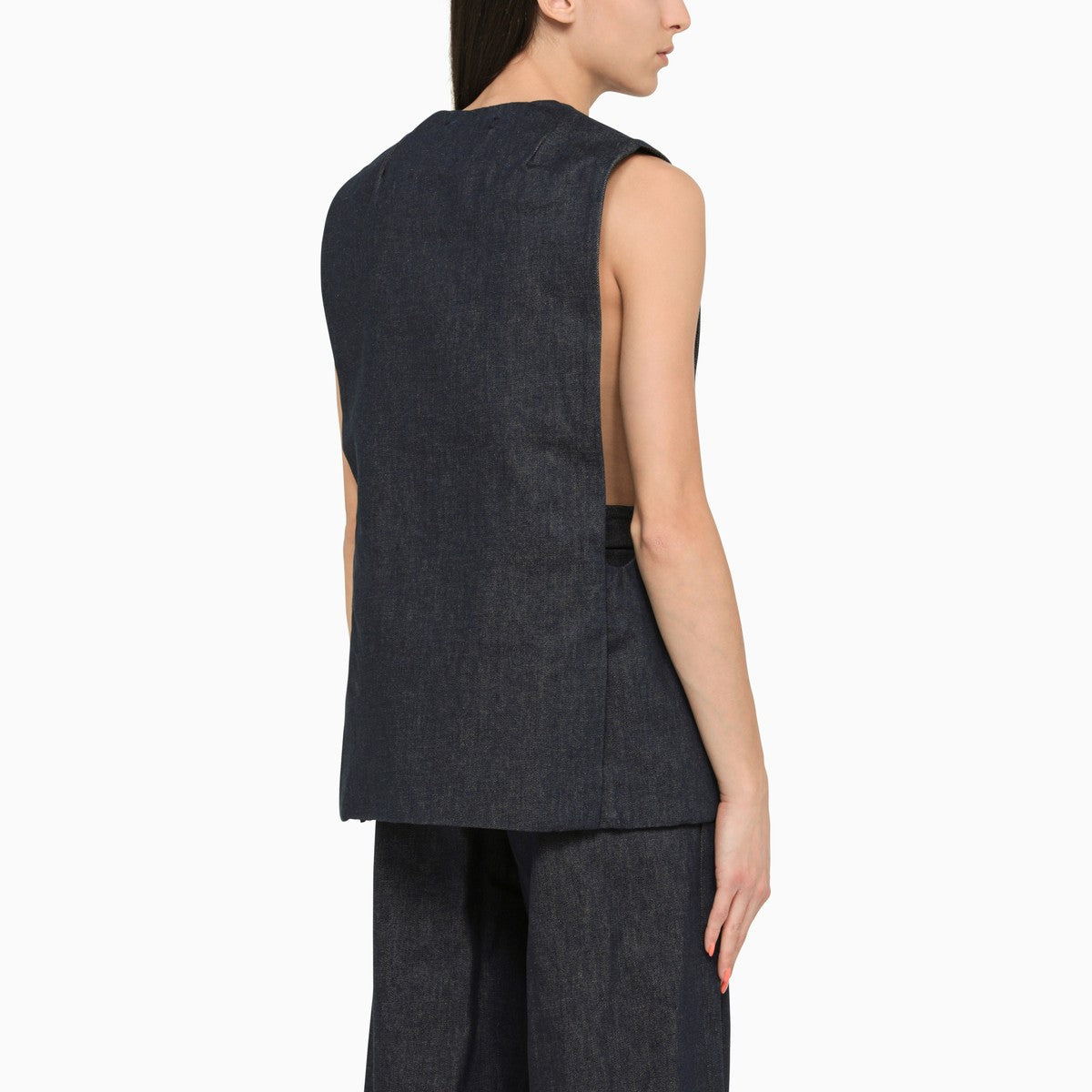 AMIRI Blue cotton waistcoat Amiri