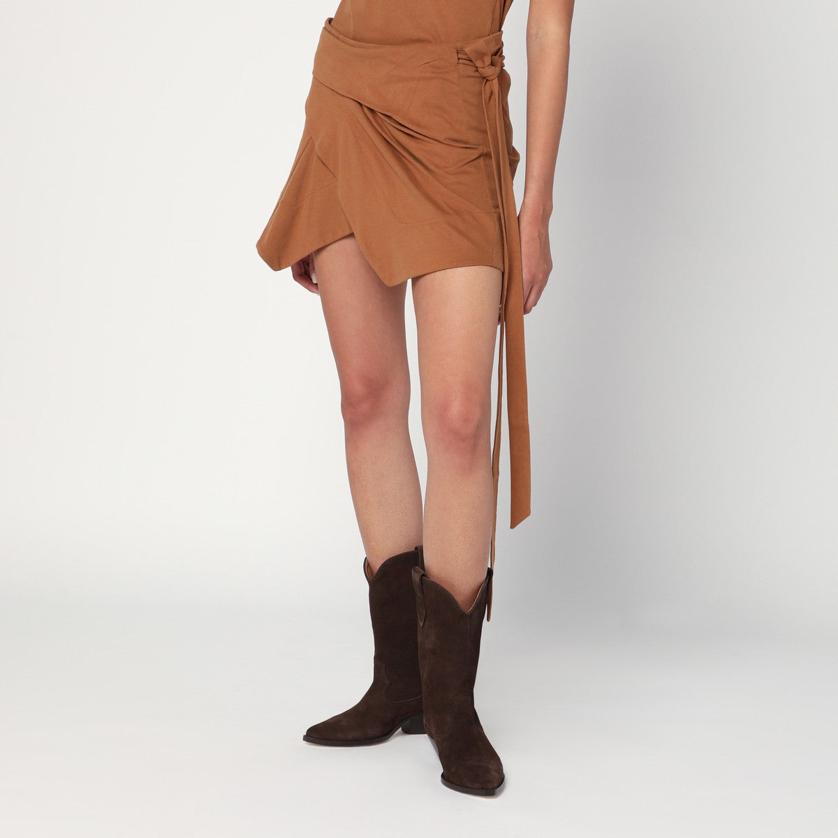 ISABEL MARANT Caramel-coloured Berenice skirt Isabel Marant