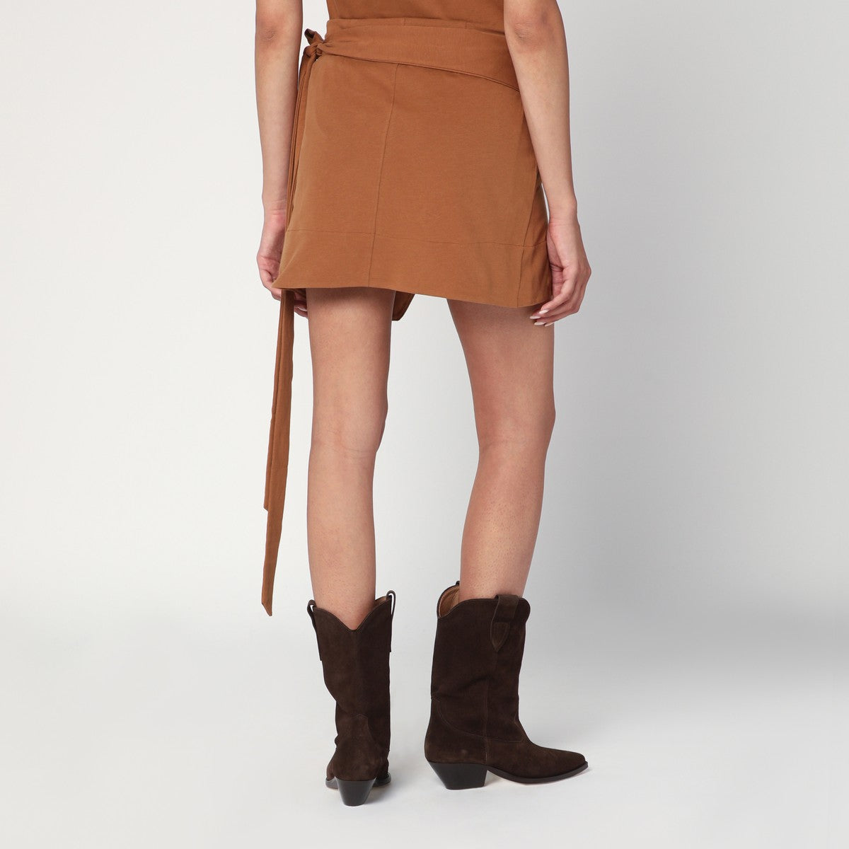 ISABEL MARANT Caramel-coloured Berenice skirt Isabel Marant