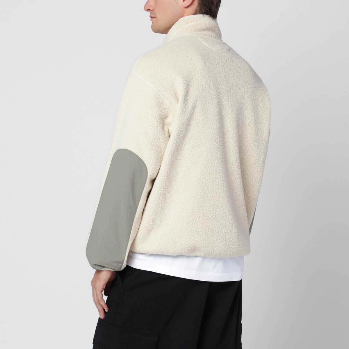 Maison Kitsuné Ecru fleece jacket Maison Kitsuné