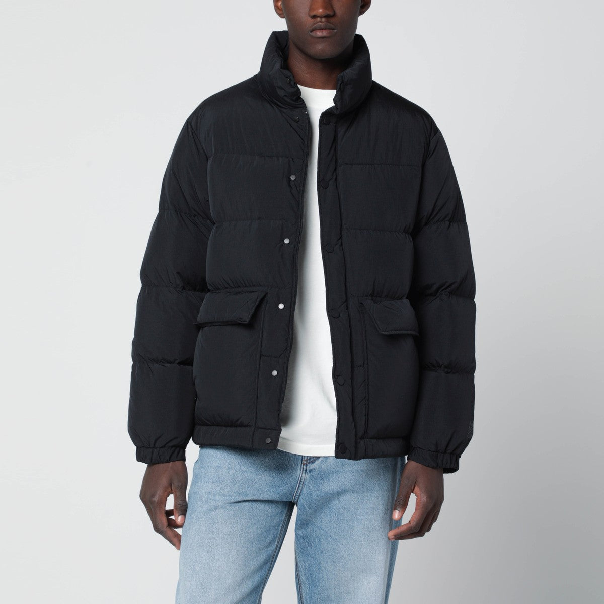 Maison Kitsuné Black nylon down jacket Maison Kitsuné