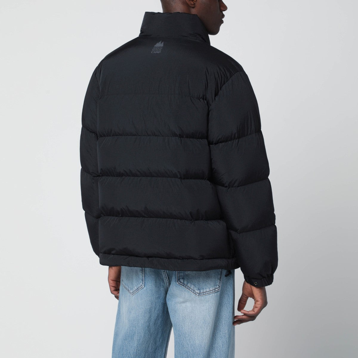 Maison Kitsuné Black nylon down jacket Maison Kitsuné