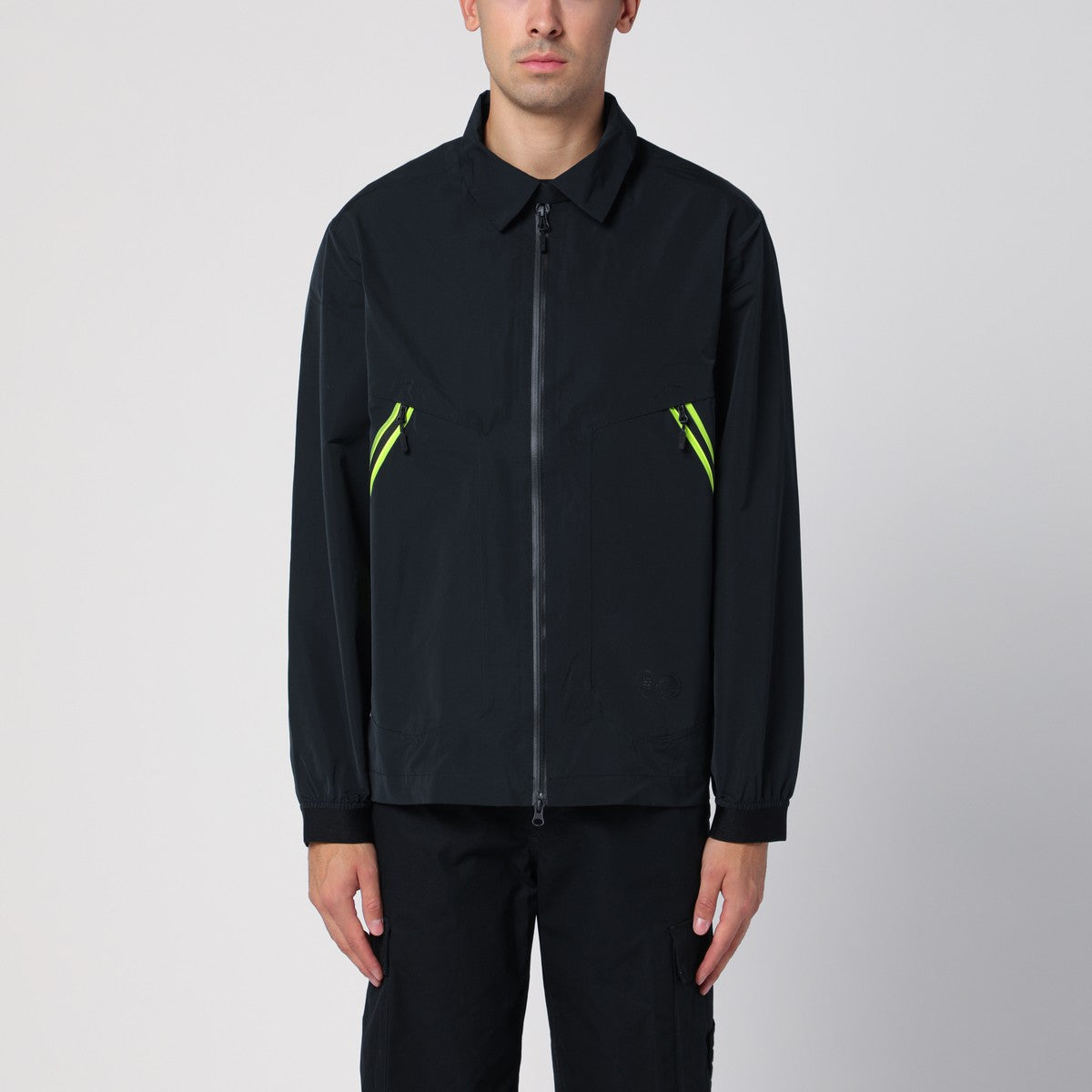 Purple Mountain Observatory Black shirt jacket with zip Purple Mountain Observatory