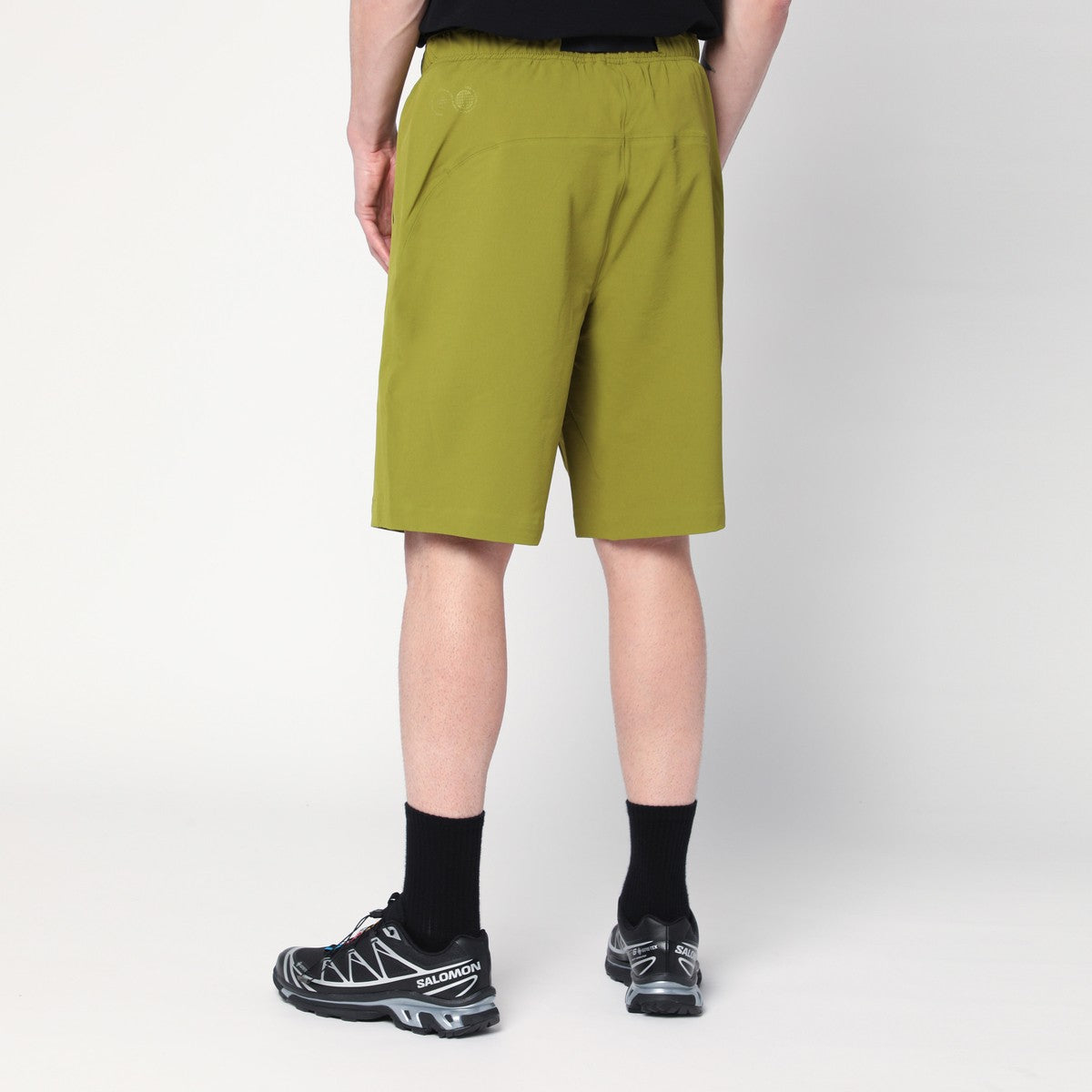 Purple Mountain Observatory Olive green Bermuda in mixed nylon Purple Mountain Observatory