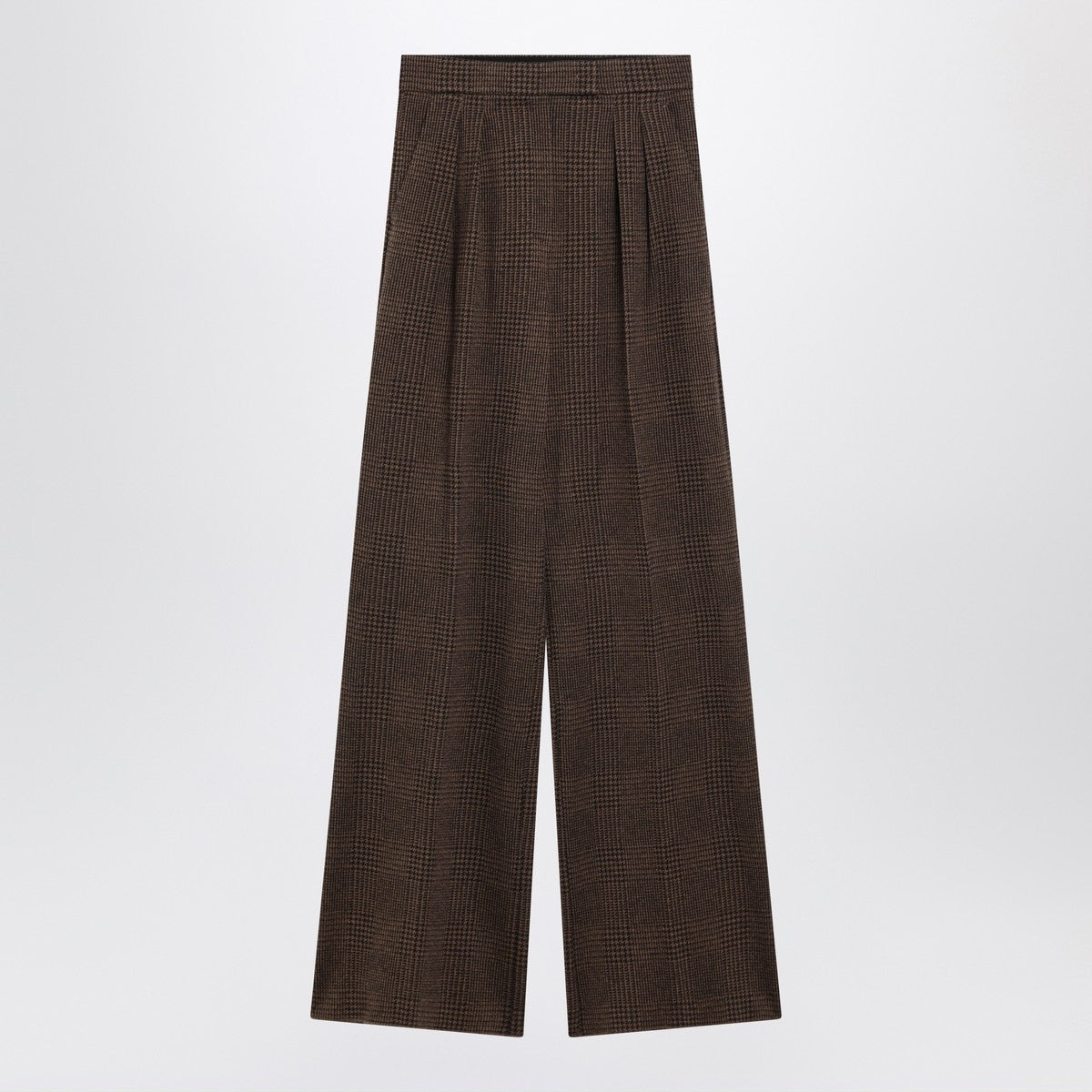 Max Mara Brown Prince of Wales trousers Max Mara