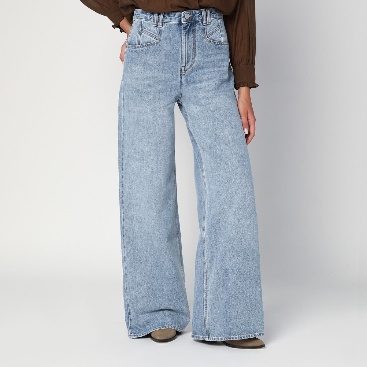 ISABEL MARANT Wide ice blue jeans Isabel Marant