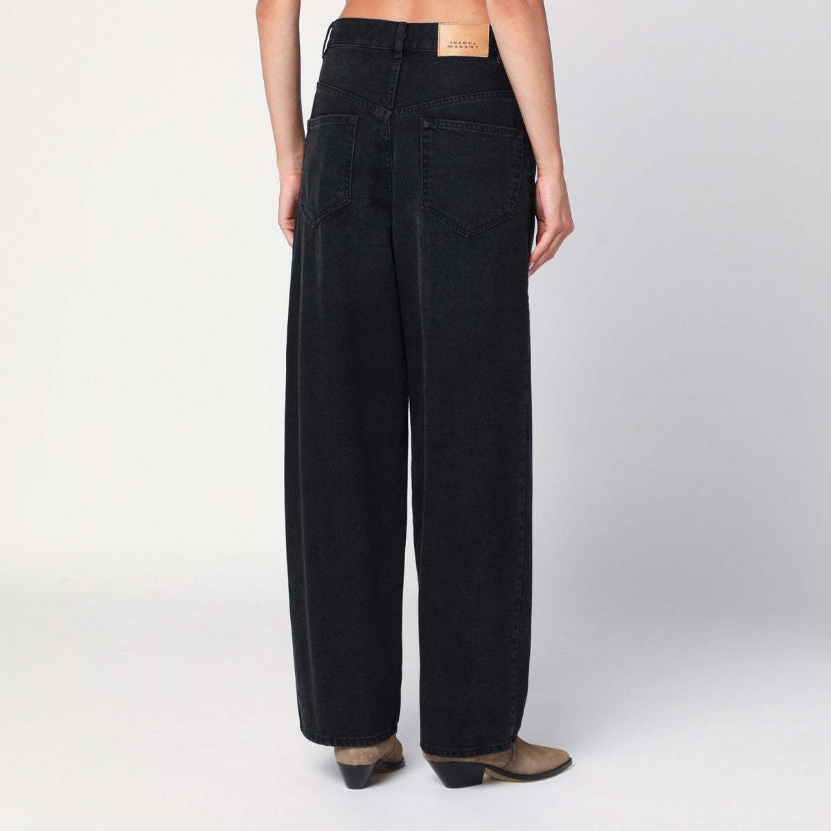 ISABEL MARANT Faded-effect black jeans Isabel Marant