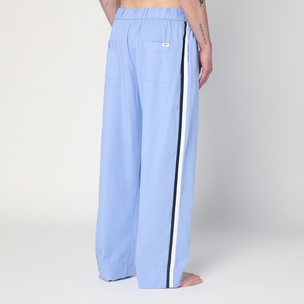 Tekla Cornflower blue pyjama pants Tekla
