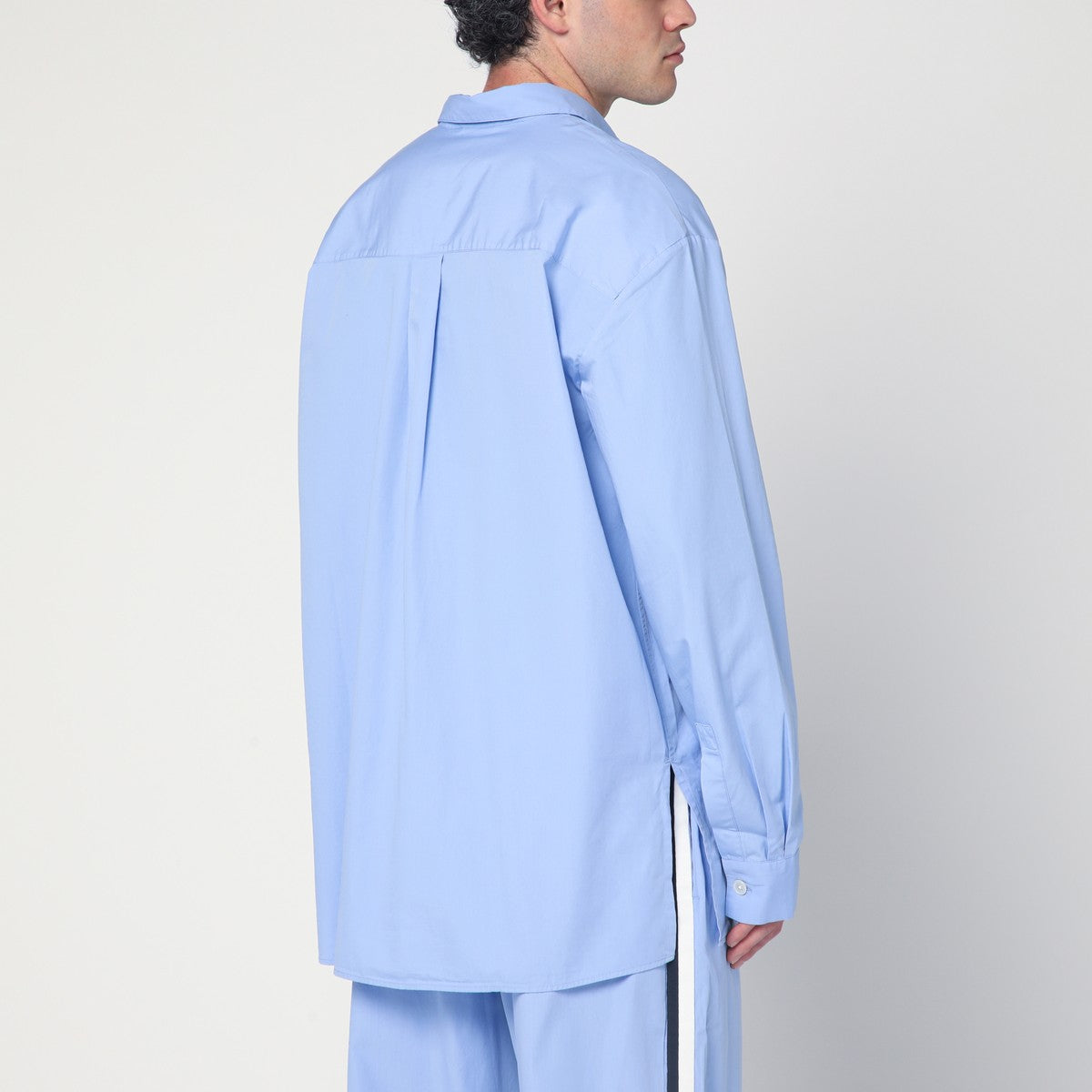 Tekla Cornflower blue pyjama shirt Tekla