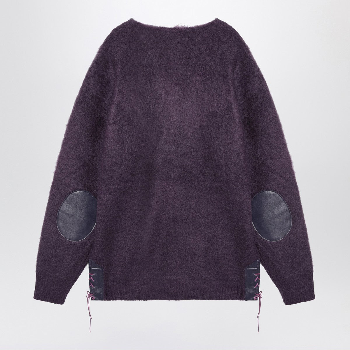 Needles Cardigan viola in misto mohair Needles