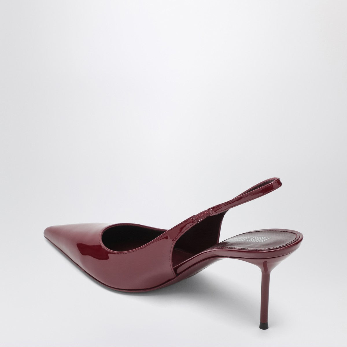 Paris Texas Lidia slingbacks rouge noir in patent leather Paris Texas