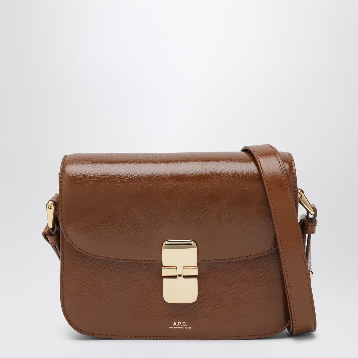 A.P.C. Grace cross-body bag coffe A.P.C.