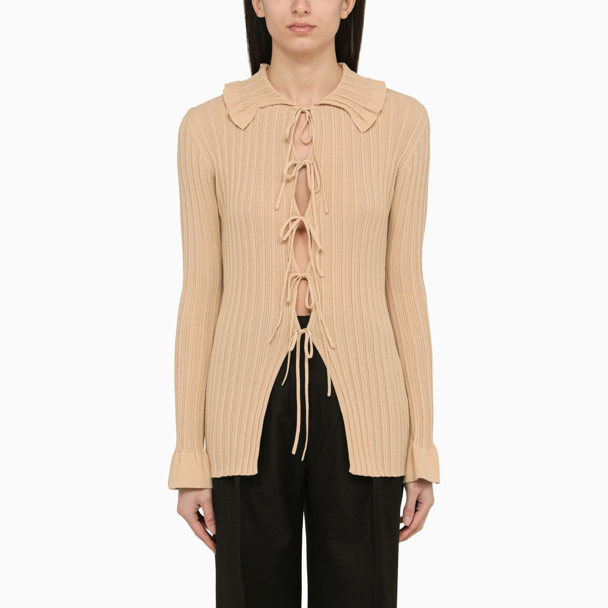 By Malene Birger Devora beige knitted cardigan By Malene Birger