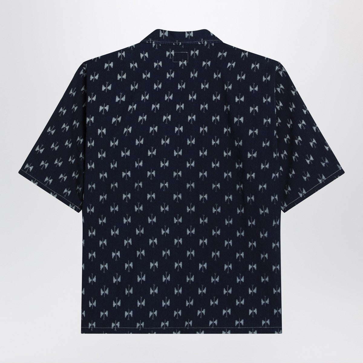 Needles Blue denim shirt with bow ties Needles