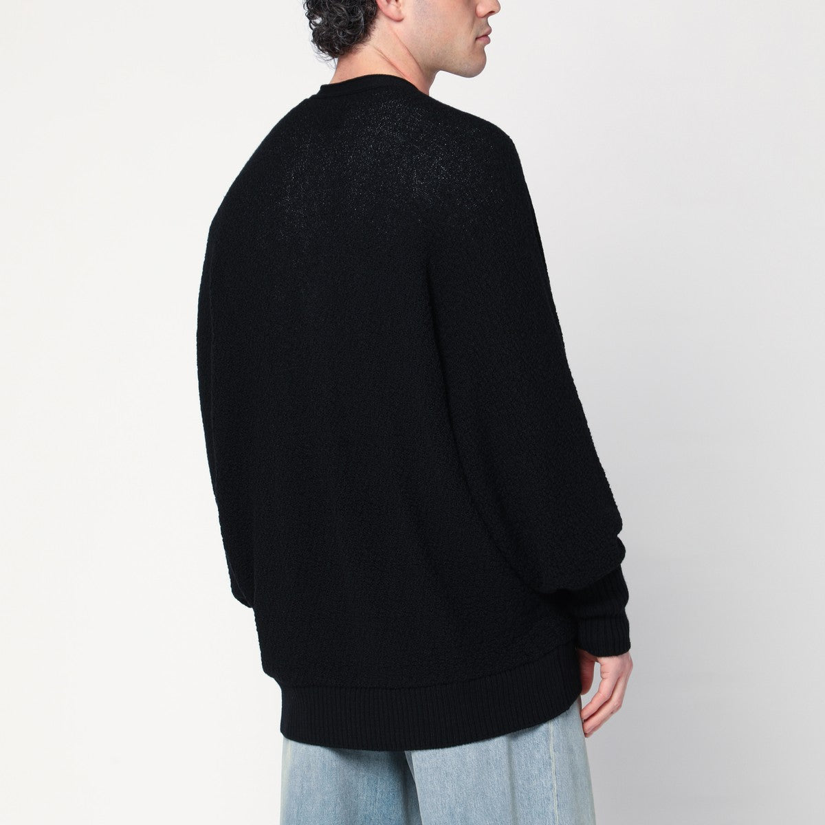 Needles Black wool cardigan Needles