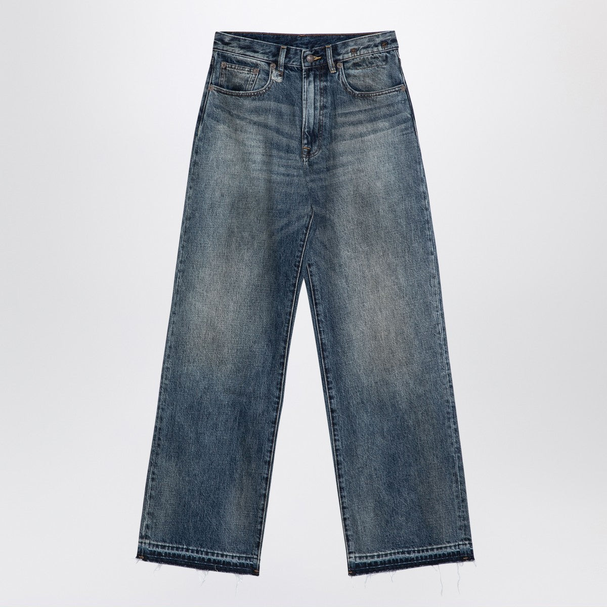 R13 Washed-out blue denim jeans R13