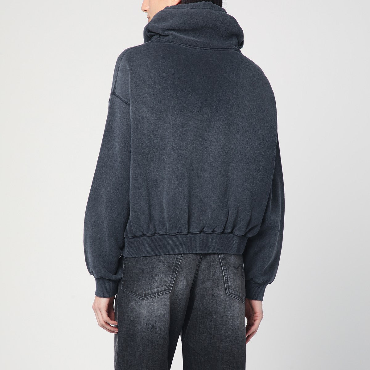 R13 Faded navy blue sweatshirt in cotton R13