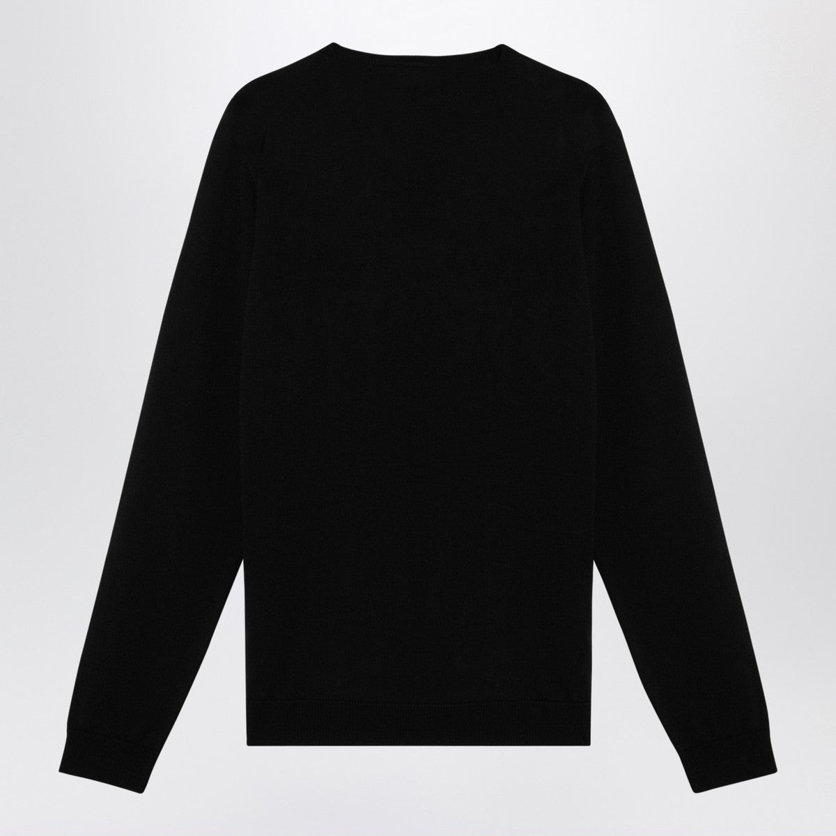 Roberto Collina Black merino wool crew-neck sweater Roberto Collina