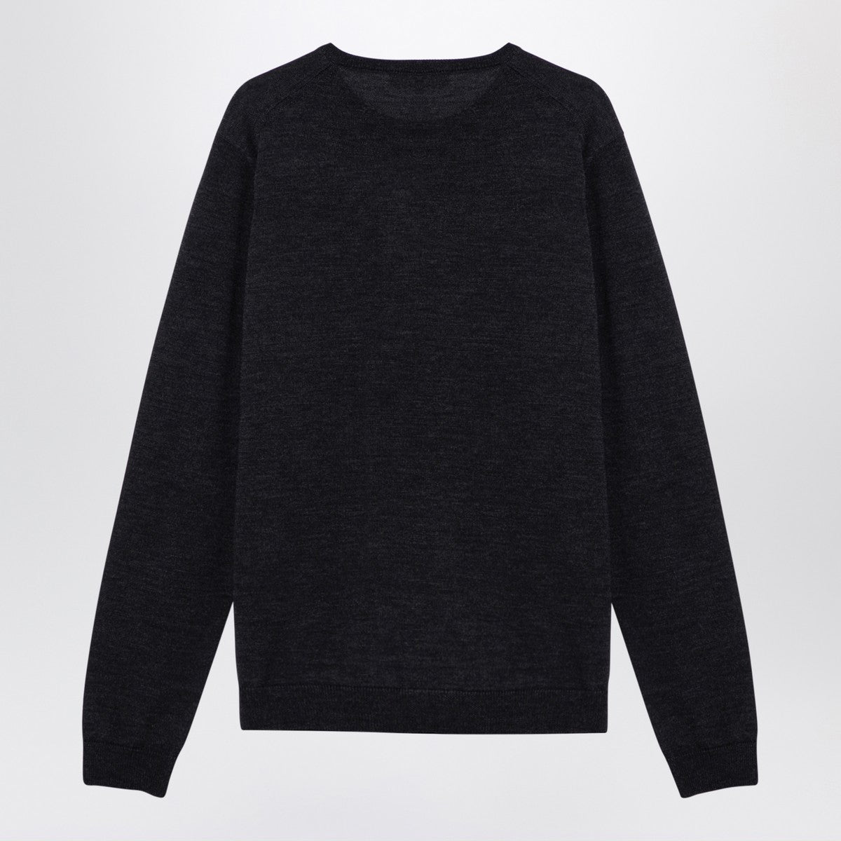 Roberto Collina Anthracite merino wool crew-neck sweater Roberto Collina