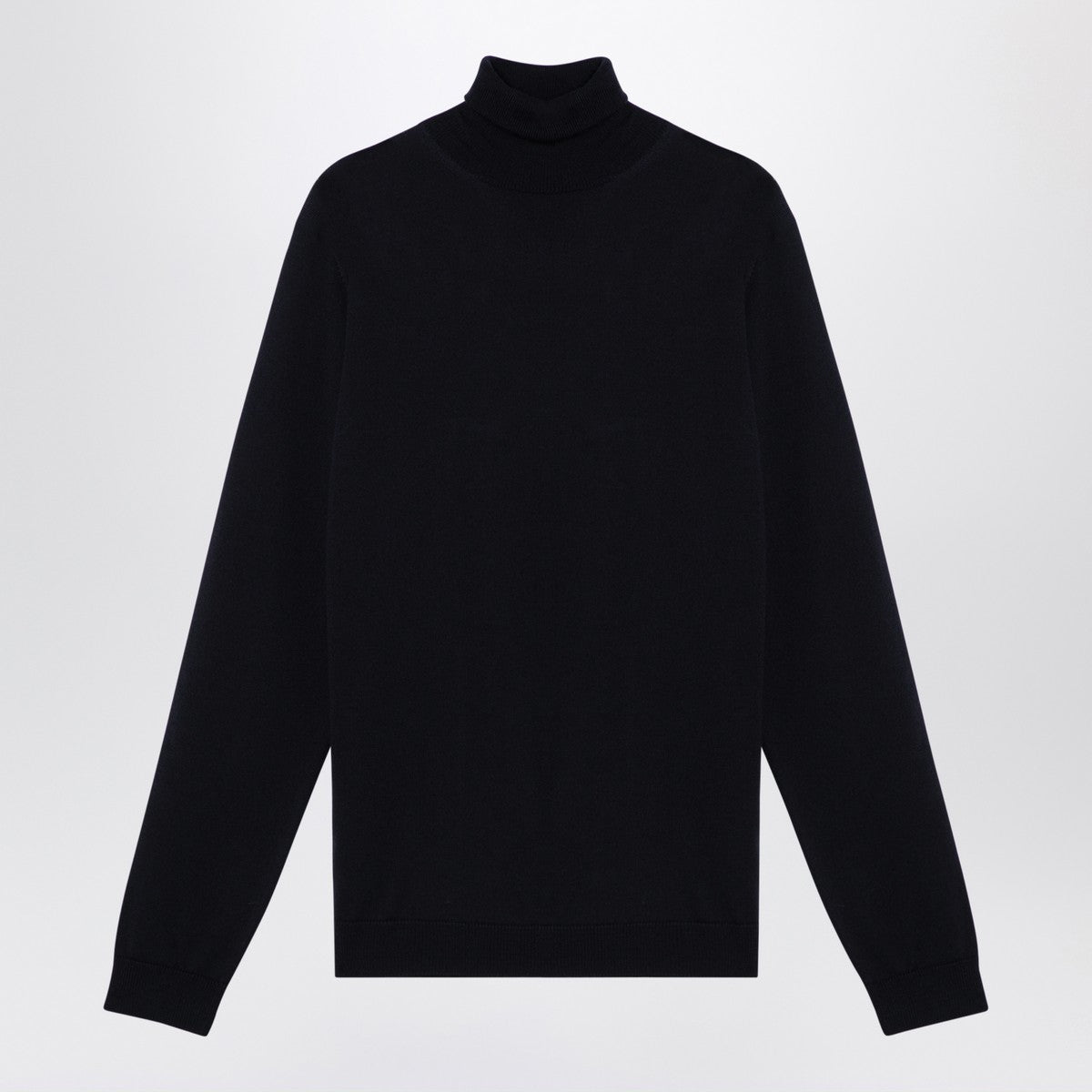 Roberto Collina Navy merino wool turtleneck sweater Roberto Collina
