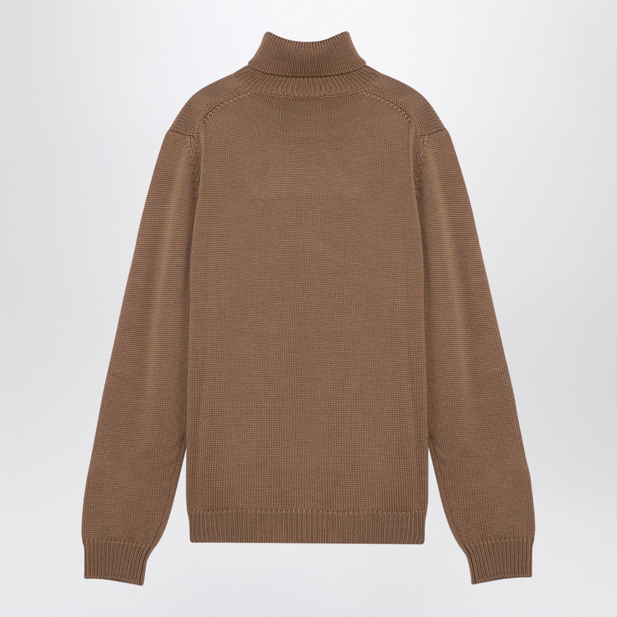 Roberto Collina Camel merino wool turtleneck pullover Roberto Collina