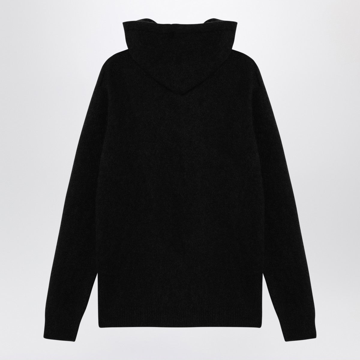 Roberto Collina Black cashmere hooded sweatshirt Roberto Collina