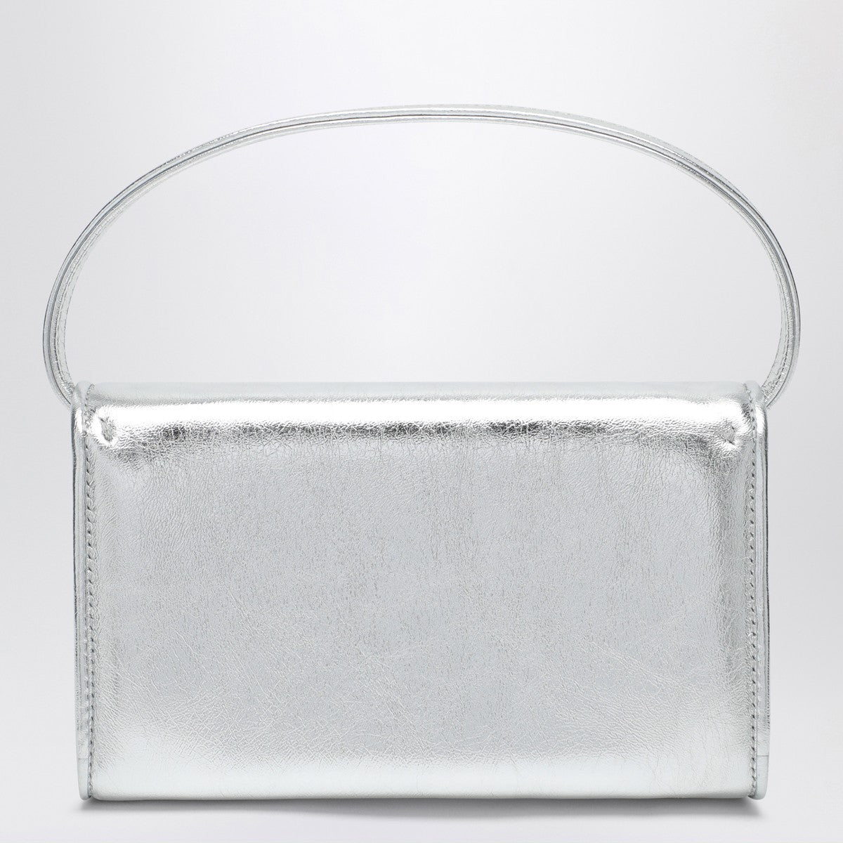 ROGER VIVIER Silver leather Micro Pilgrim bag Roger Vivier