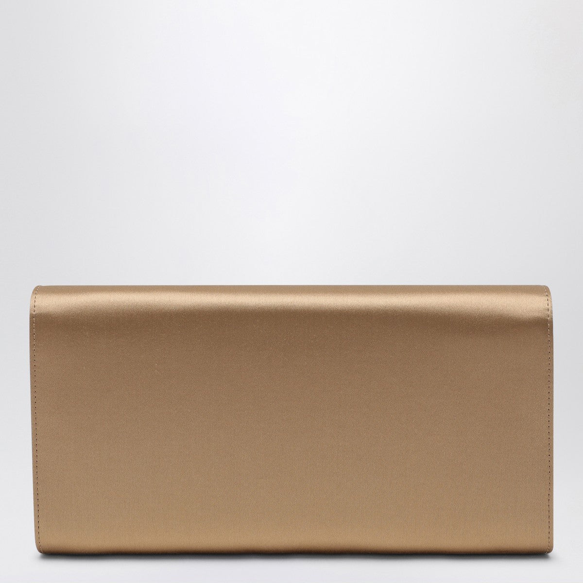 ROGER VIVIER Beige satin Efflorescence clutch bag with buckle Roger Vivier