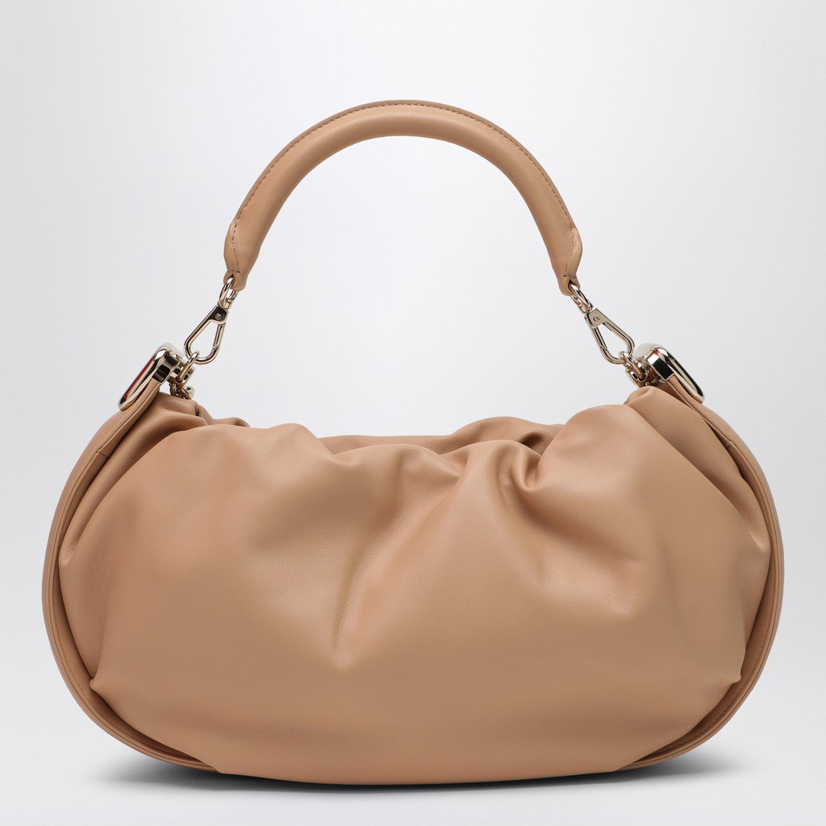ROGER VIVIER Viv'' Choc Royal desert leather hobo bag Roger Vivier