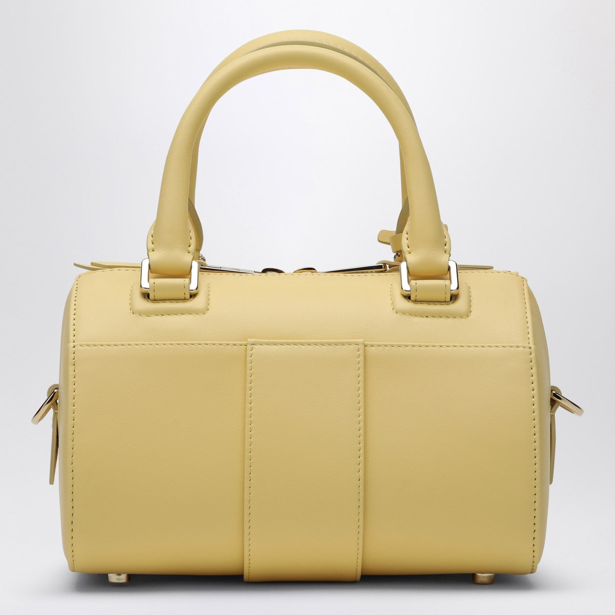 ROGER VIVIER Belle Vivier Bowling Bag in yellow leather Roger Vivier