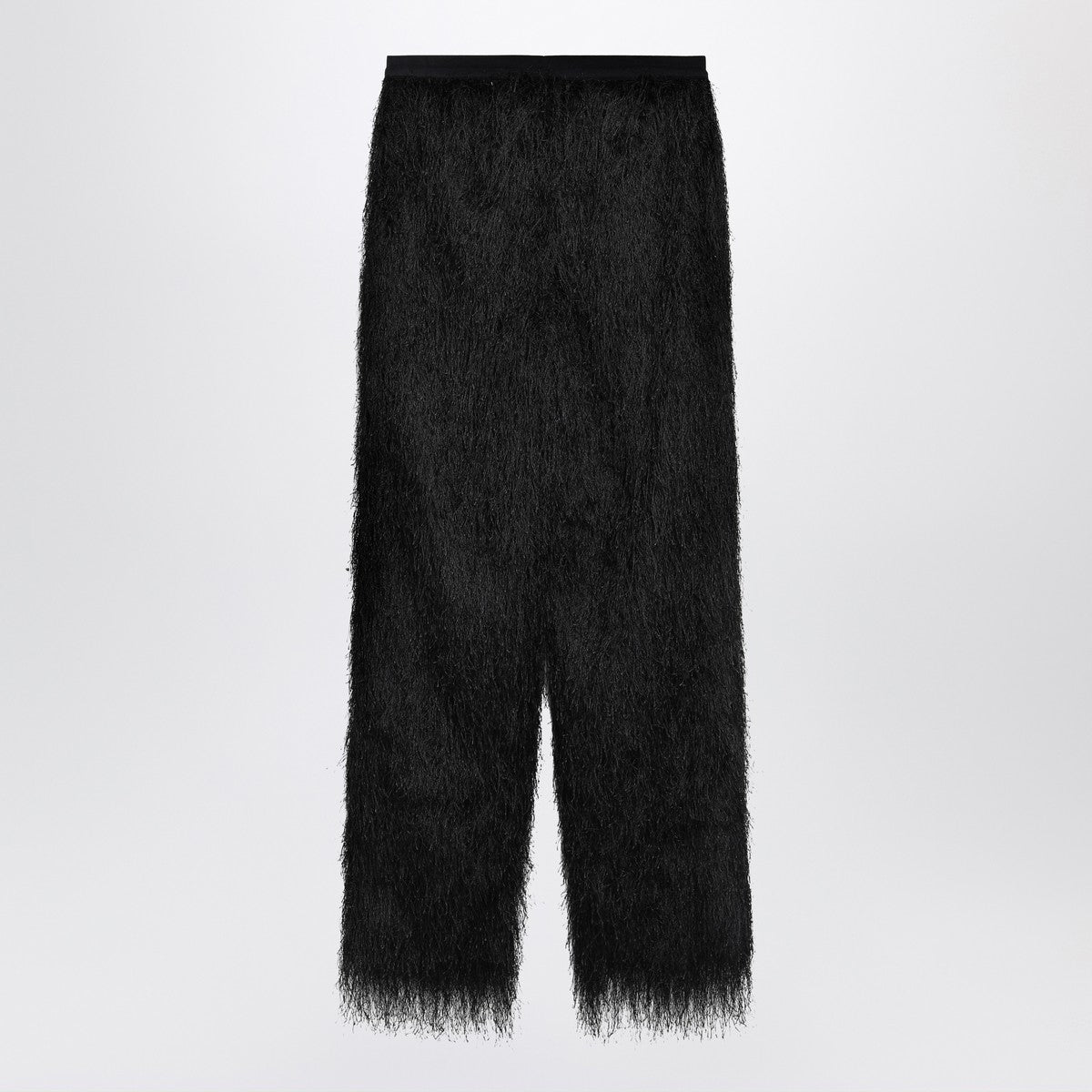 LouLou De Saison Black Reed fringed trousers LouLou De Saison
