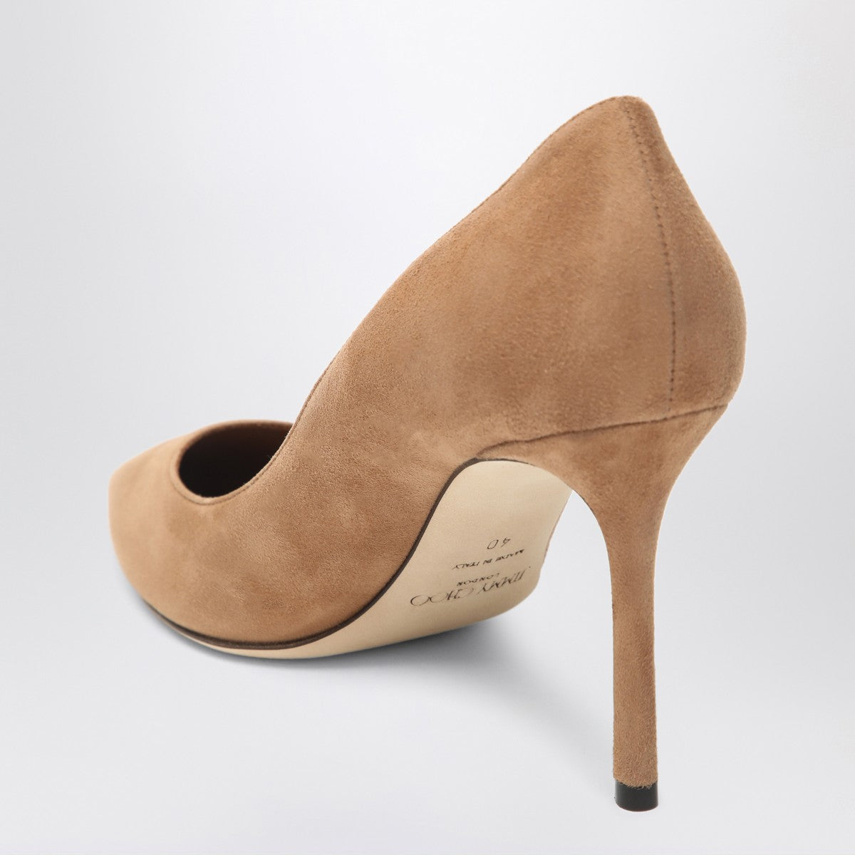 Jimmy Choo Romy 85 pumps in toffee colour suede Jimmy Choo