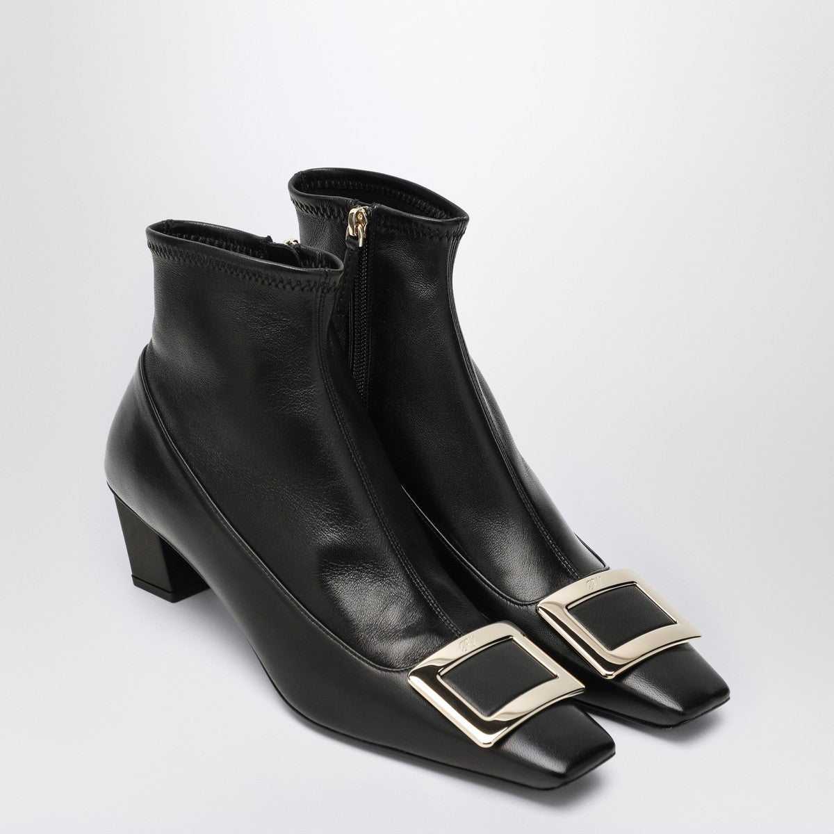 ROGER VIVIER Belle Vivier black ankle boots