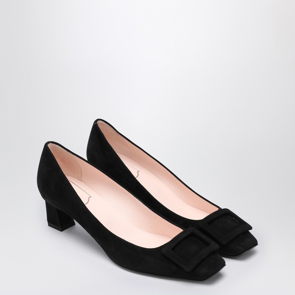 ROGER VIVIER Belle Vivier black suede décolletés Roger Vivier