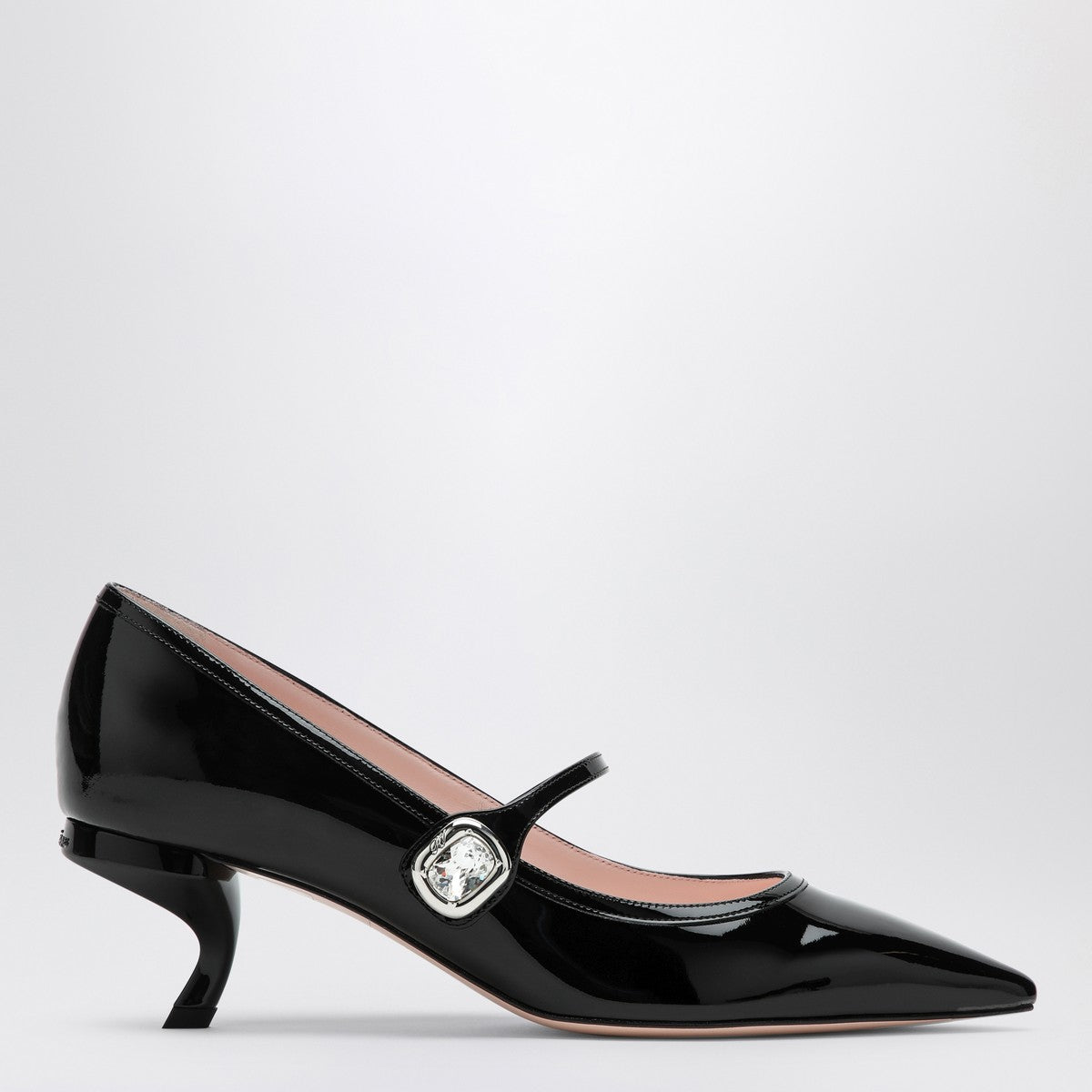 ROGER VIVIER Black patent leather Mary Jane Virgule decolletés Roger Vivier