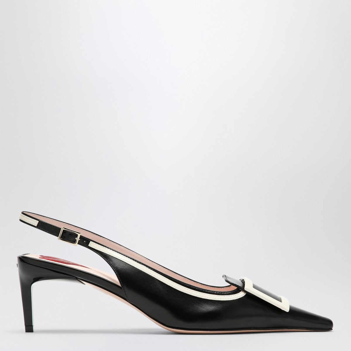 ROGER VIVIER Viv'' Canard leather slingback décolleté Roger Vivier