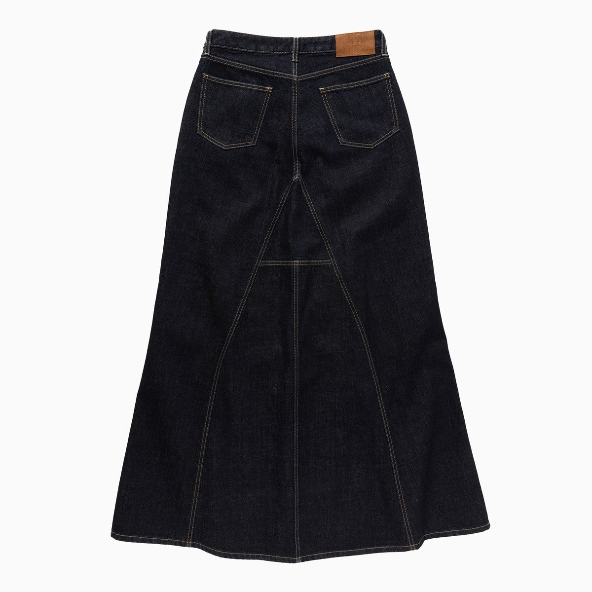 1989 STUDIO Long denim skirt dark blue 1989 STUDIO