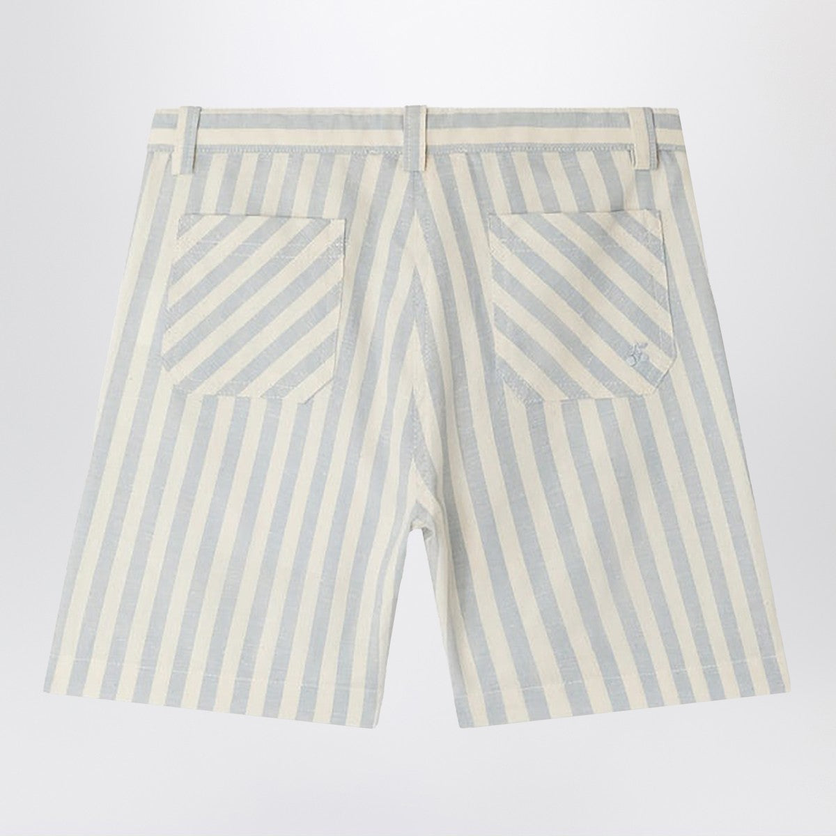 Bonpoint Bermuda Elista white/blue striped Bonpoint
