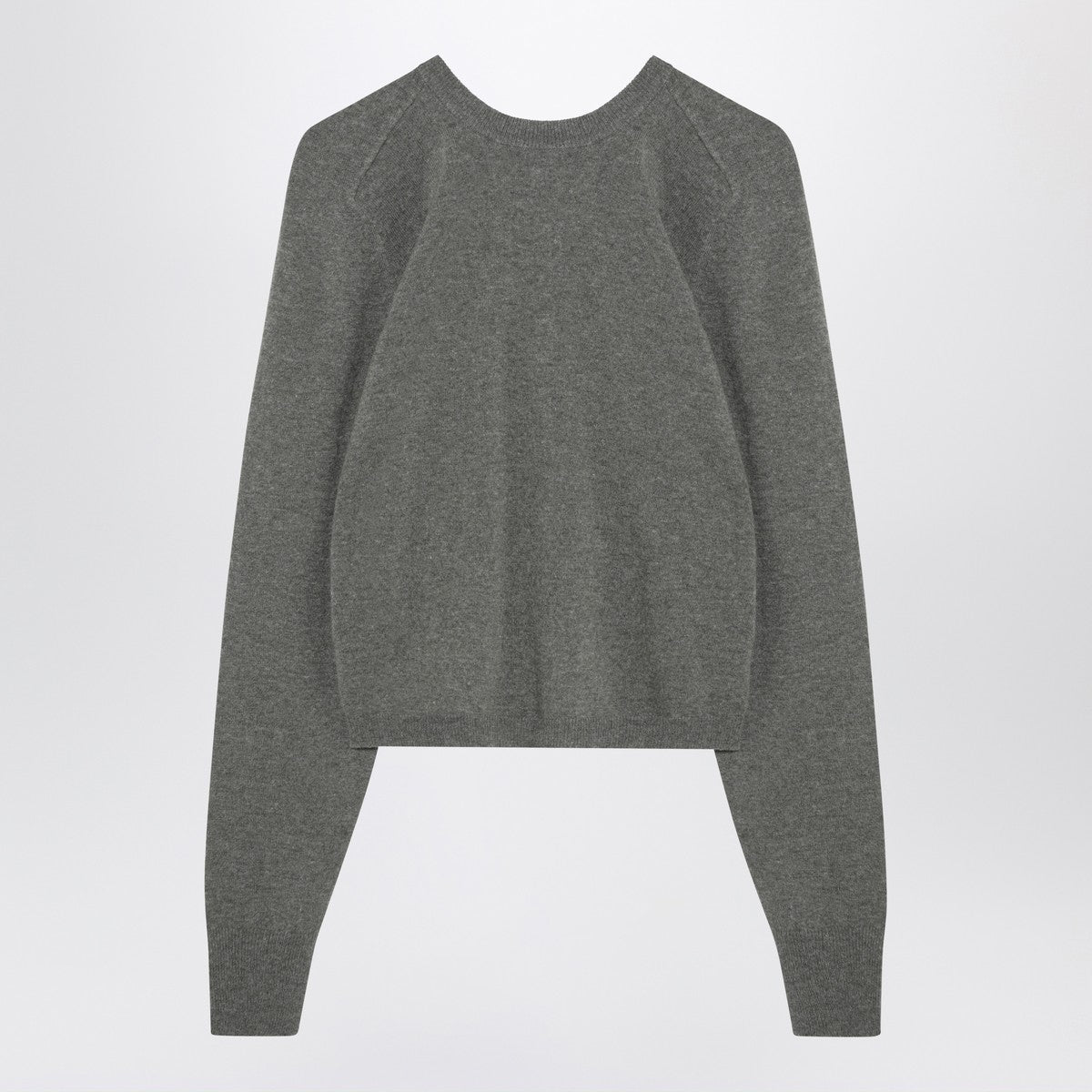 Maison Margiela Green mélange wool sweater Maison Margiela