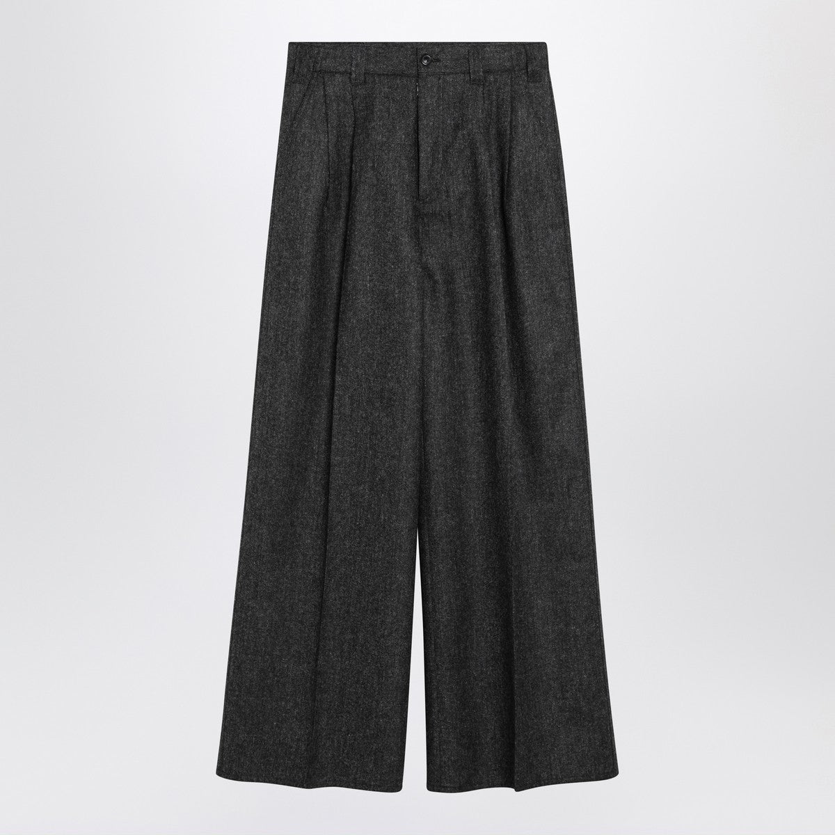 Maison Margiela Grey wide-leg wool trousers Maison Margiela