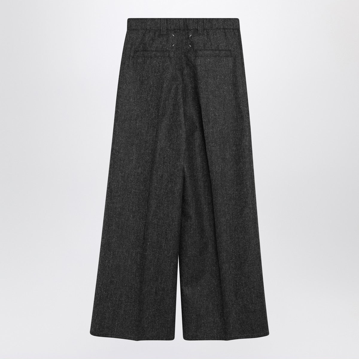 Maison Margiela Grey wide-leg wool trousers Maison Margiela