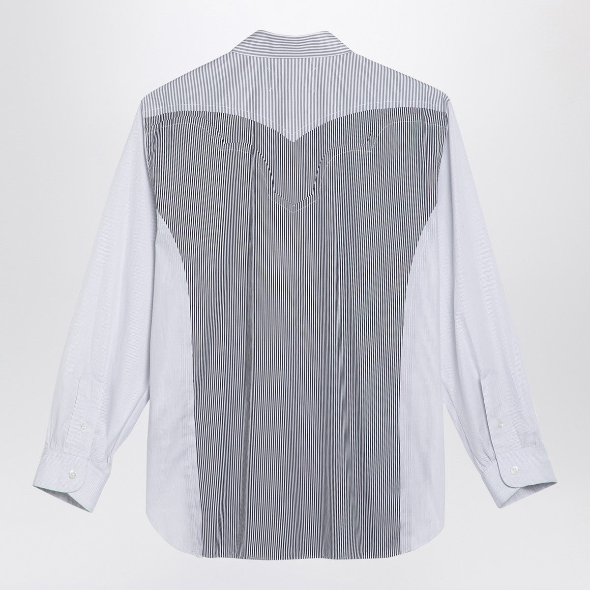 Maison Margiela Striped patchwork shirt Maison Margiela