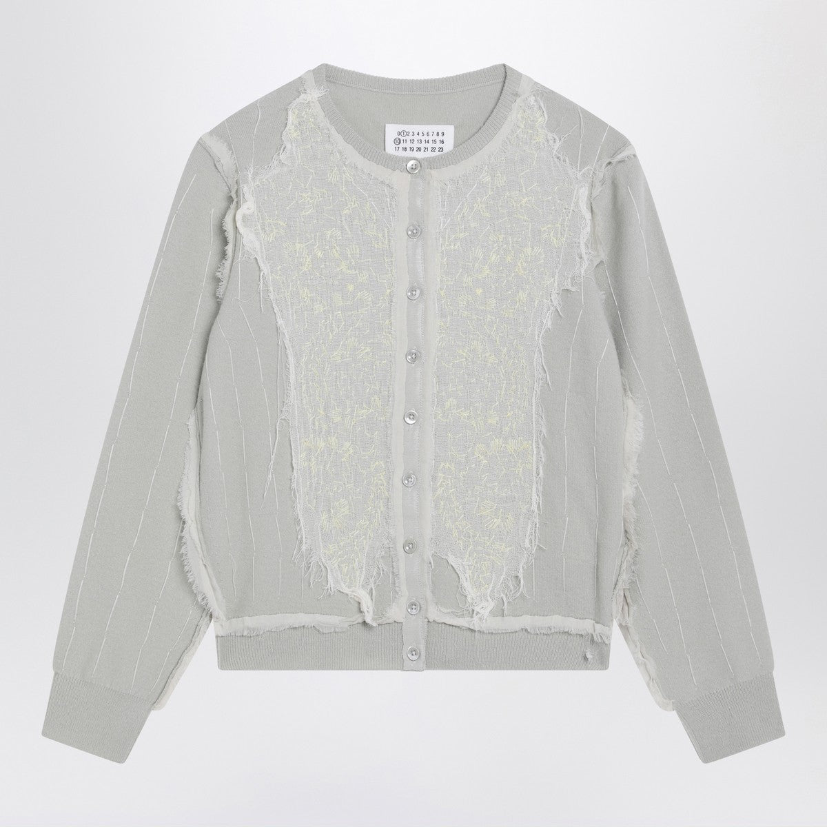 Maison Margiela Light green wool cardigan Maison Margiela