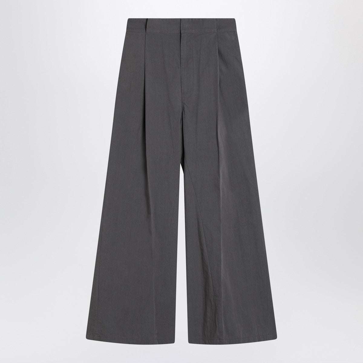 Maison Margiela Charcoal grey pleated trousers Maison Margiela
