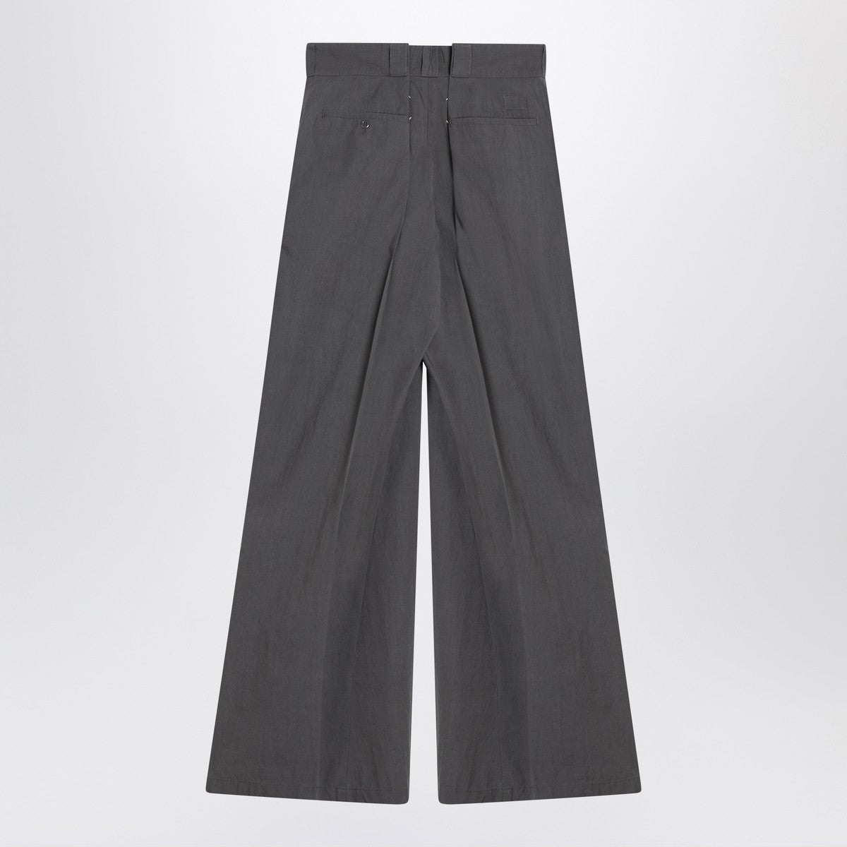 Maison Margiela Charcoal grey pleated trousers Maison Margiela