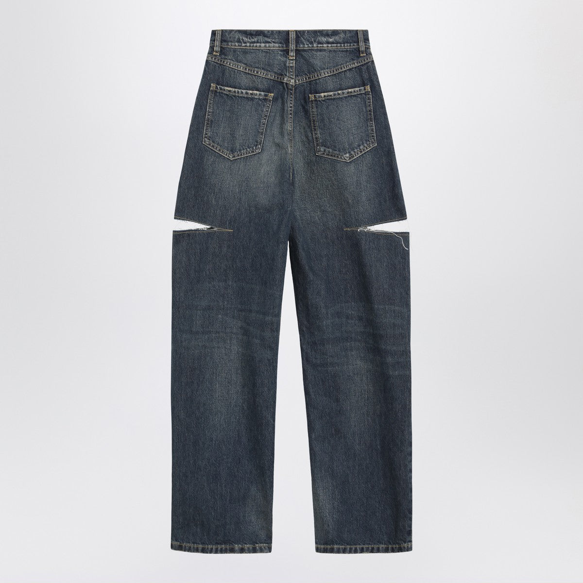 Maison Margiela Blue ripped washed jeans Maison Margiela