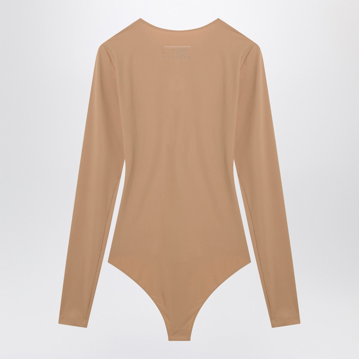 MM6 Maison Margiela Skin-tone bodysuit in lycra jersey MM6 Maison Margiela